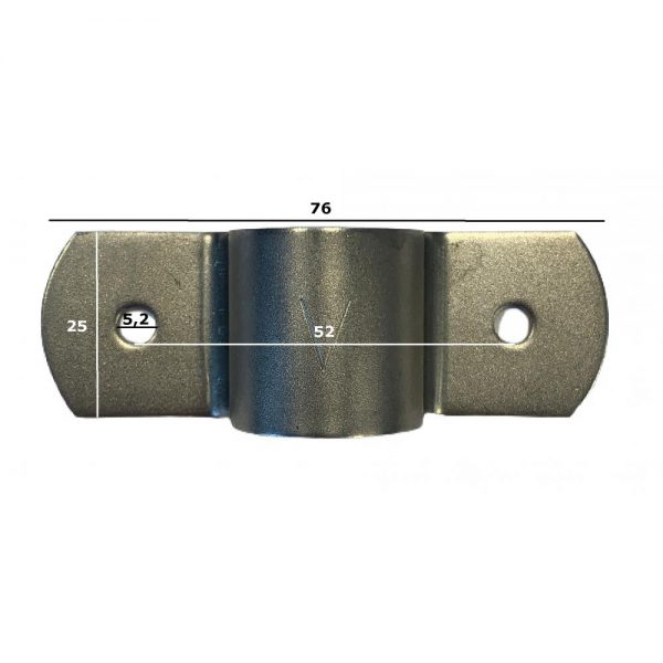 Saddle bracket stainless steel